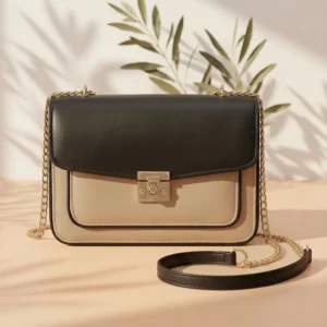 Rovista Fineur Bella Chain Shoulder Bag - Black