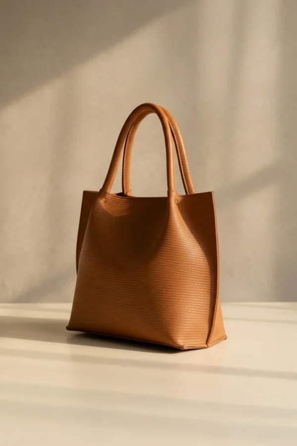 1_e9428db4-1b0d-460f-b86d-f2fa504193a4 rovista Fineur Tote ArcLine - Caramel Tan