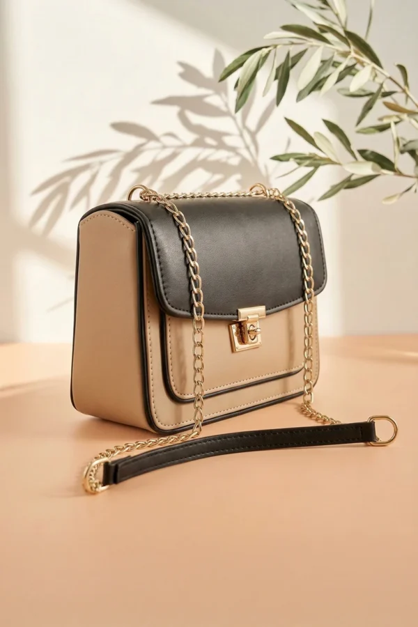 Rovista Fineur Bella Chain Shoulder Bag - Black