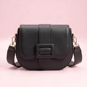 Rovsita Fineur Shoulder Bag Nubi - Black