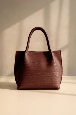 Rovista Fineur Tote ArcLine - Berry Brown
