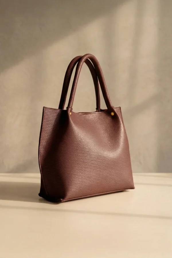Rovista Fineur Tote ArcLine - Berry Brown